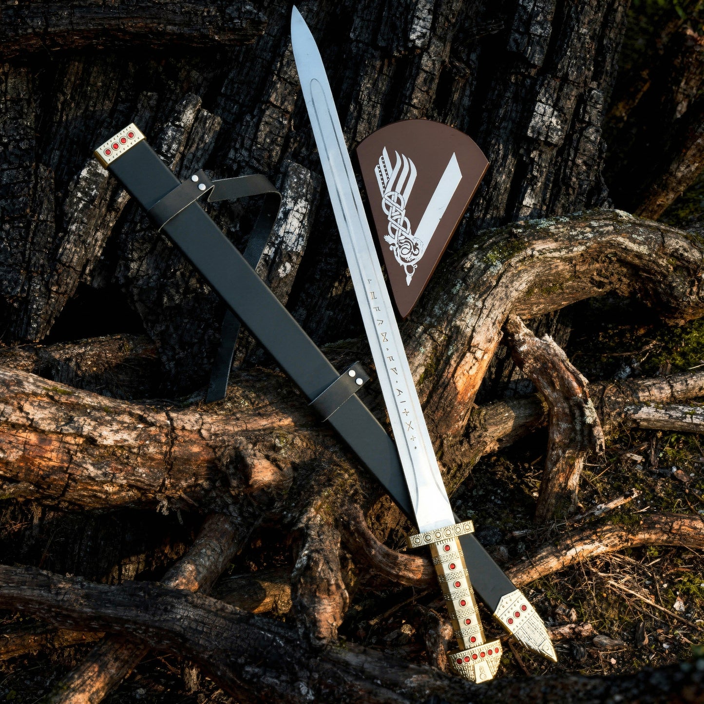 Ragnar Lothbrok Sword Replica With Scabbard