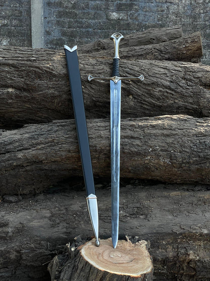 Anduril Narsil Sword Replica With Scabbard & Wall Mount
